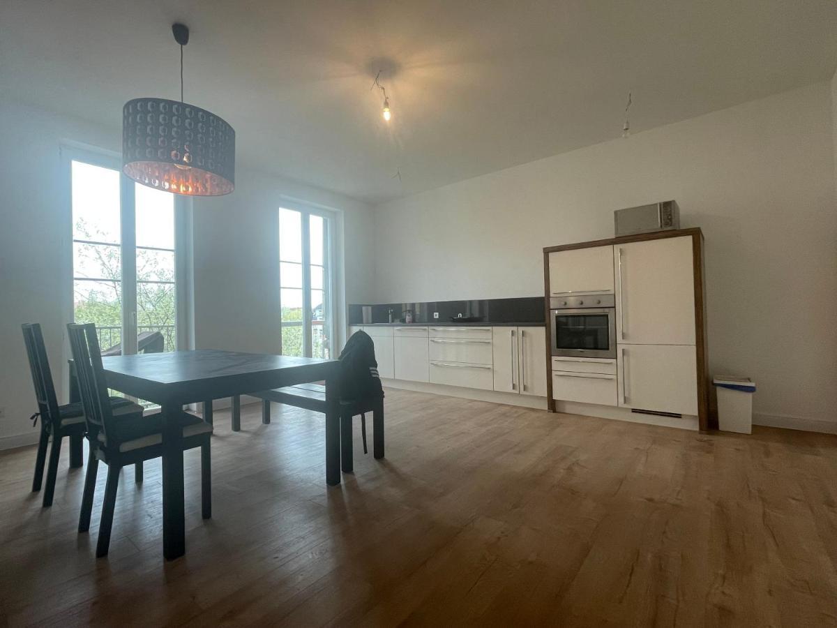 Boutique Hotel Pension Luisengruen Kueche 1Gbs Wlan Netflix Disney Magentatv Chemnitz Eksteriør billede